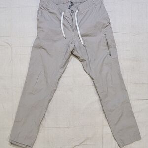 Vuori Ripstop Pants Men's Large Sesame Tan Traveler Joggers Hiking Climber